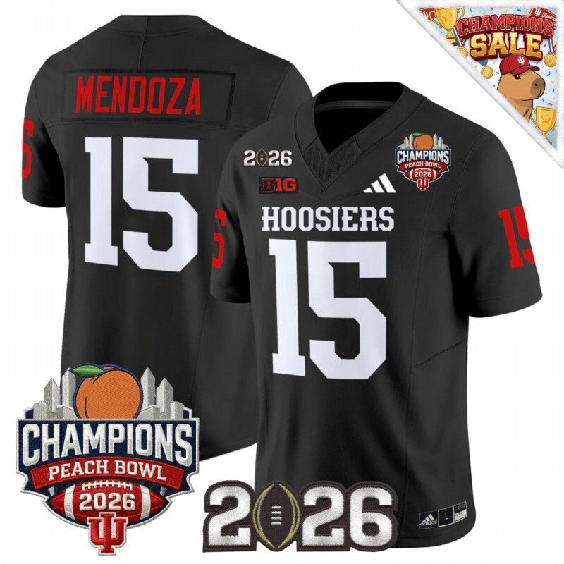 Men 2026 Ohio State Buckeyes #15 Mendoza Black Nike Limited NCAA Jersey 071